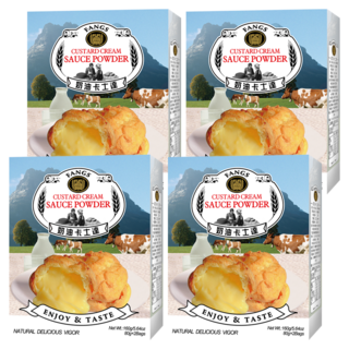 FANGS 方氏 奶油卡士達粉, 160g, 4盒