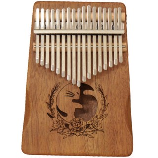 Casacoji 17音桃花心木卡林巴, 1個