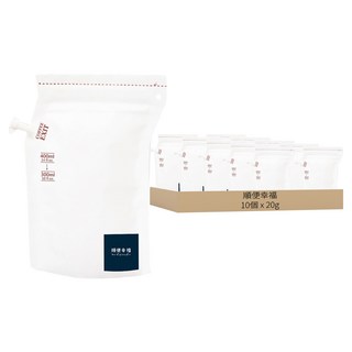 順便幸福 隨行旅享袋 杏仁果黑巧克咖啡, 1套, 20g, 10個裝