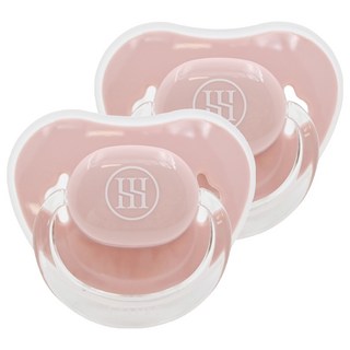 Simba 小獅王辛巴 蘊蜜超柔拇指安撫奶嘴, 6個月以上, 栗粉色, 2個