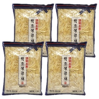 토호식품 백초생강 채, 1.3kg, 4개