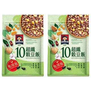 QUAKER 桂格 10超纖穀豆飯, 1kg, 2包