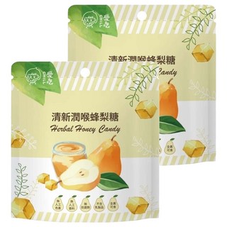 CHILL 愛吃 清新潤喉蜂梨糖 台灣製, 36g, 2包