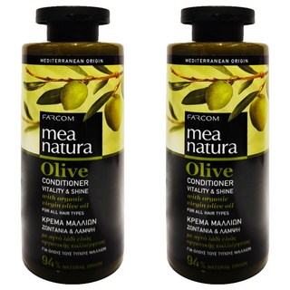 mea natura 橄欖光澤潤髮素, 300ml, 2瓶