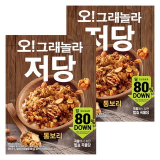 마켓오네이처 오 그래놀라 맛있는 저당 시리얼, 360g, 2개