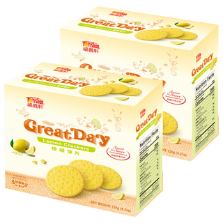 福義軒 檸檬薄片 Great Day, 120g, 2盒
