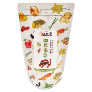 元氣家 梅汁芭樂乾 - 台灣在地水果製成 酸甜Q彈, 200g, 1包