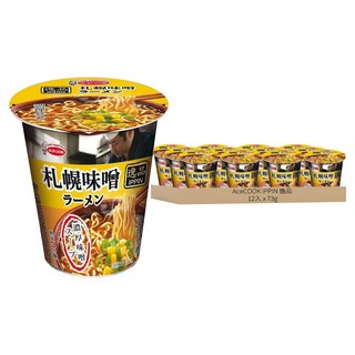 AceCOOK 札幌味噌風味麵 73公克, 12入