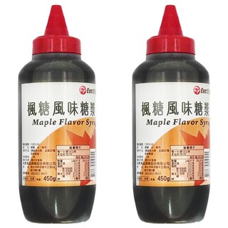 EverStyle 柏泰 楓糖風味糖漿, 450g, 2瓶