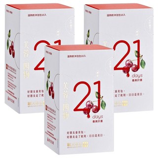 順天本草 芙蓉之四物養美計畫 溫熱飲沖泡包 21天, 10包, 24g, 3盒