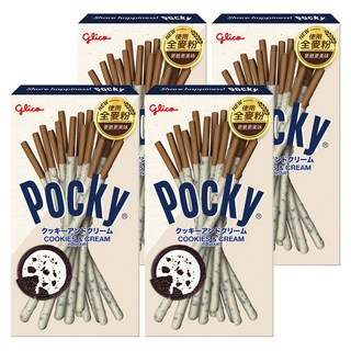 glico 格力高 Pocky 百奇 牛奶餅乾棒, 32g, 4盒