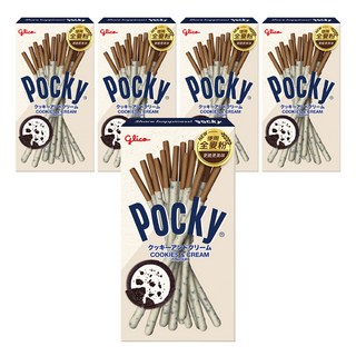 glico 格力高 Pocky 百奇 牛奶餅乾棒, 32g, 5盒