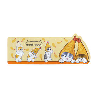 Miravivi 貓福珊迪造型滑鼠墊 辦公室小物 電腦周邊, 炸蝦 黃色, 1個