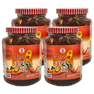 良泉 小魚豆鼓 辛辣, 400g, 4罐