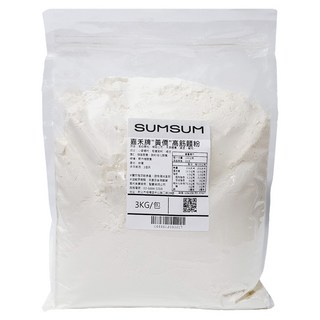 嘉禾牌 黃僑高筋麵粉, 3kg, 1包