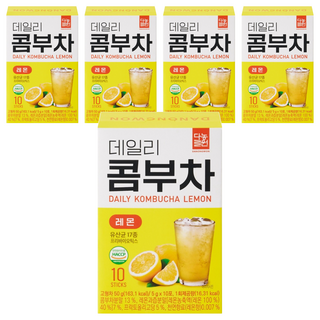 Danongwon 乳酸菌康普茶 檸檬, 5g, 10包, 5盒