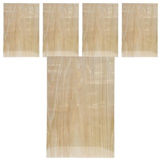 木百貨 椴木合板 45cm x 30cm x 7mm, 5片