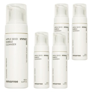INNISFREE 蘋果籽潔顏慕斯, 150ml, 5瓶