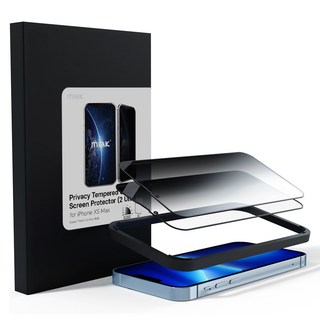 miaK 滿版防窺手機螢幕保護貼 2入組, 1組