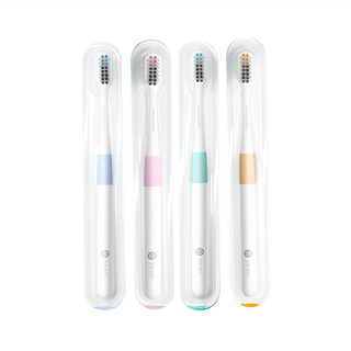 Dr.Bei 貝醫生 巴氏牙刷 (四色裝) 4支 尼龍軟毛 食用級ABS刷柄, 1組