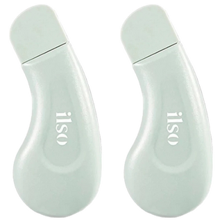 ilso 去黑頭粉刺刮棒 深層清潔毛孔 去除角質 溫和去除老廢皮脂, 單一顏色, 2個