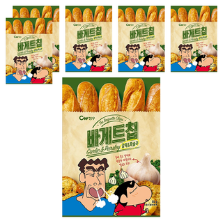 CW 大蒜麵包風味餅乾 蠟筆小新版 55g 6包 鹹甜適中 口感酥脆