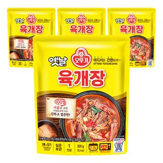 오뚜기옛날 육개장, 4개, 300g