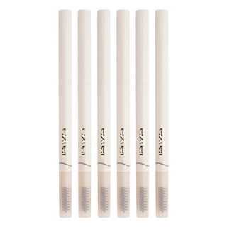 日本 excel 柔軟光滑超細眉筆 0.07g, ES03 秋季米色, 6個, 6件