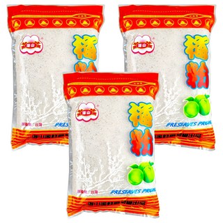 海山 本上白梅粉 拉鍊包, 600g, 3包