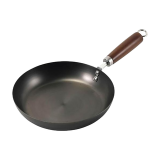 PEARL LIFE 珍珠金屬 氮化處理防鏽鐵平底鍋, 24cm, 1個