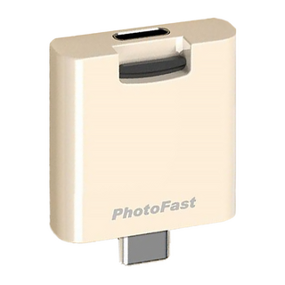 PhotoFast 銀箭資訊 備用豆腐頭 PHOTPCUBEPD, 支援iOS與安卓雙系統, 薄型輕巧設計, 60W快充, 自動備份, 1個