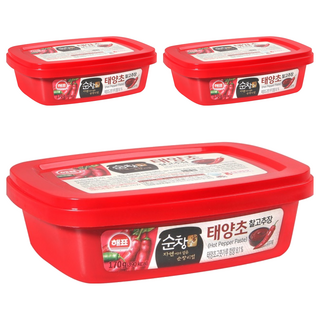 Haepyo 辣椒醬, 韓式料理輕鬆上手，方便又美味, 170g, 3盒