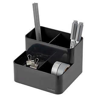 SYSmAX Lux筆筒, 深灰色, 1個