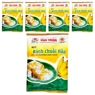 VINH THUAN 永順 香蕉糕粉, 340g, 蒸香蕉蛋糕粉, 5包