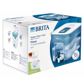 BRITA 濾水壺 8.2L, Blue, 1個, Flow