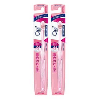 Ora2 愛樂齒 強力去污軟毛牙刷 顏色隨機, 1入, 2支