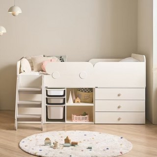 리바트 꼼므 낮은 벙커침대 방문설치, 올화이트