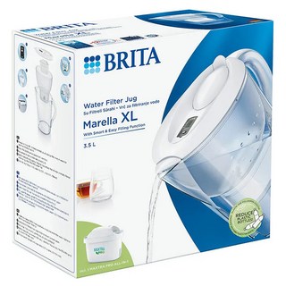 BRITA 台灣公司貨 MXPRO MARELLA 濾壺 7芯全效, 白色, 1盒