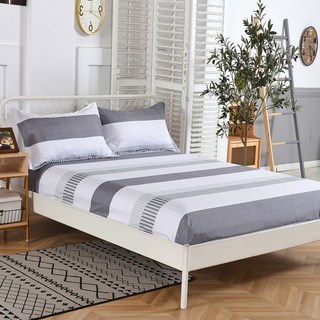 J-bedtime 床寢時光 頂級台灣製絲柔棉床包枕套組 S6896M-H