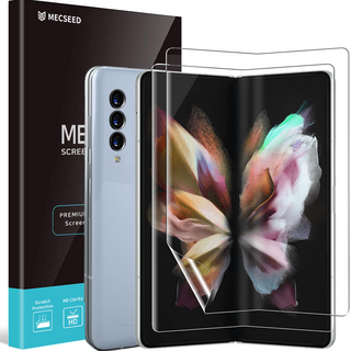 MECSEED 6DNF 풀커버 자가복원 하이브리드 유리하드코팅 강화 휴대폰 액정보호필름 내부 2p + 외부 2p 세트, 1세트