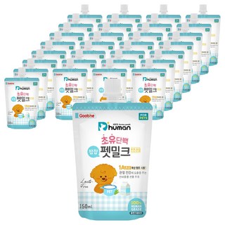 듀먼 반려동물 초유단백 챱챱 펫밀크 튼튼관절, 우유, 150ml, 30개