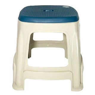 UDA 有達 小雙喜 塑膠椅 Set 2 PP塑膠 台灣製 紅色/藍色, 36 x 31 x 34cm