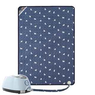 HanilMedical 프리미엄 워셔블 온수매트 비숑 네이비, 더블(140 x 200 cm)