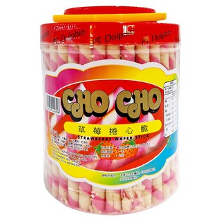 CHOCHO 草莓捲心脆, 700g, 1罐