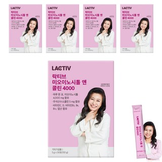 LACTIV 肌醇+膽鹼4000隨身包 30條, 150g, 5個