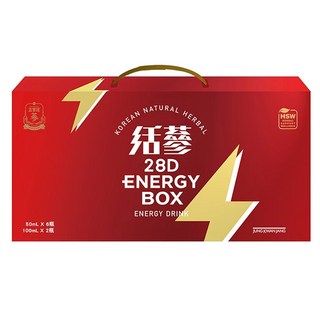 正官庄 活蔘28D ENERGY BOX 活力禮盒 500ml 1盒 能量飲品