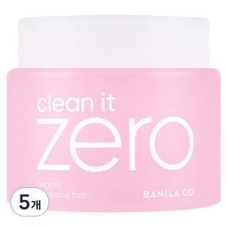 BANILA CO 芭妮蘭 零感肌瞬卸凝霜 經典款, 180ml, 5罐