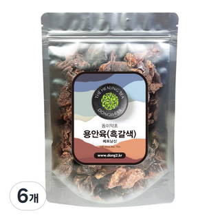 DONGEHERB 越南產龍眼肉 黑褐色, 150g, 6個