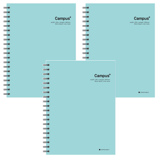 POPO FANCY 精裝5000校園系列 筆記本, 薄荷綠, 3本