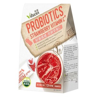 Vilson 米森 好菌搖搖 亮妍草莓C 3.5g, 1盒, 8包